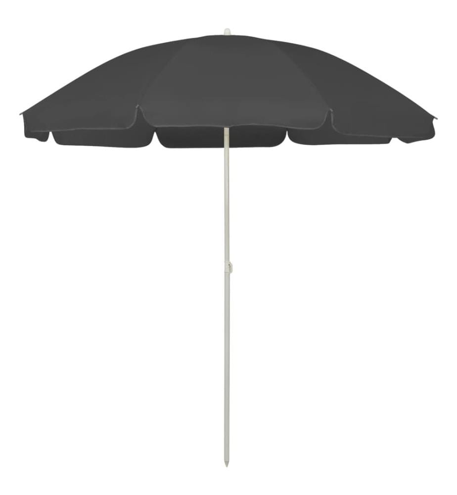 Parasol de plage Anthracite 240 cm