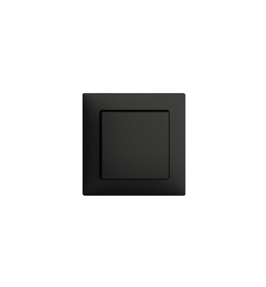 FELLER - EDIZIOdue Kit de couverture pour interrupteur, Noir