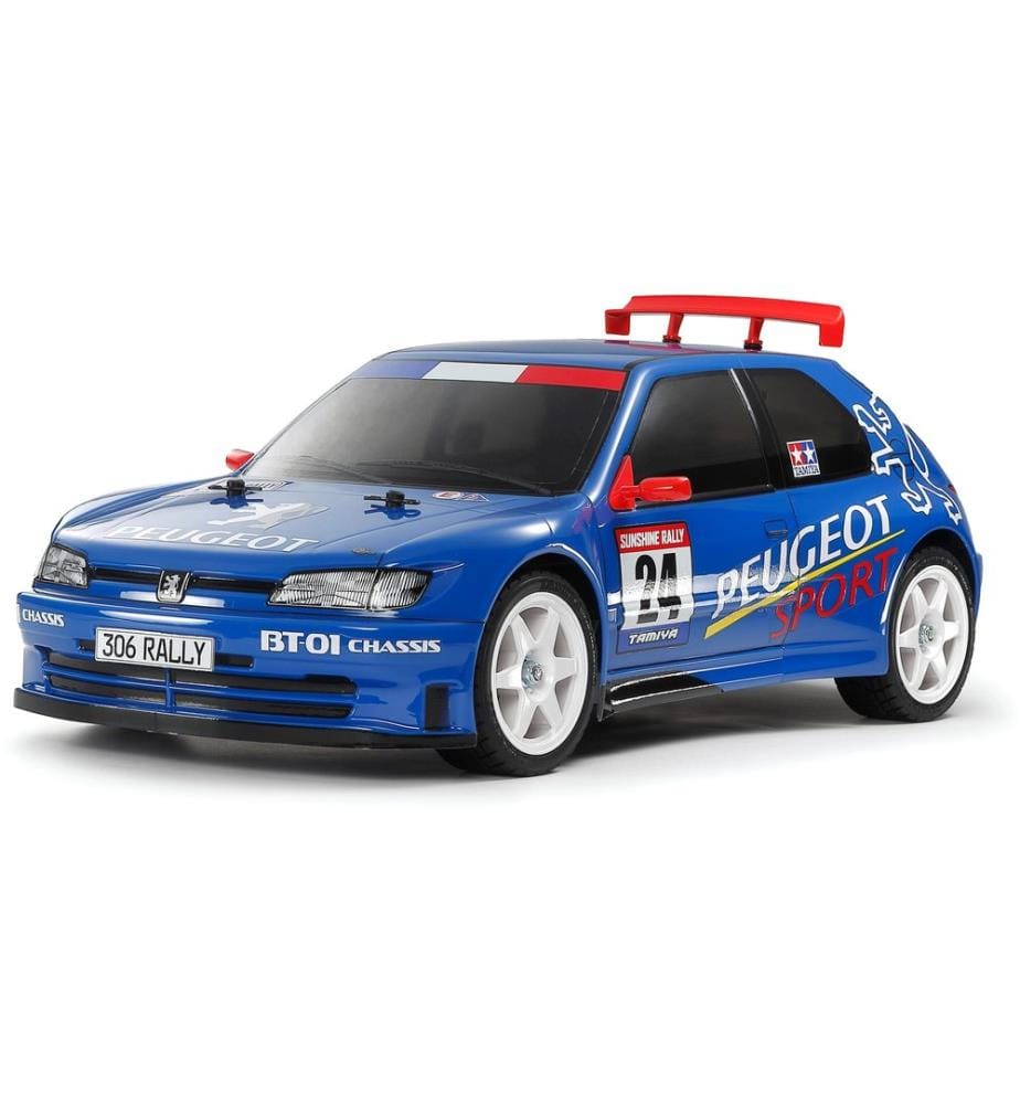 TAMIYA - Peugeot 306 Maxi BT-01 Kit de construction, 1:10, RWD/FWD