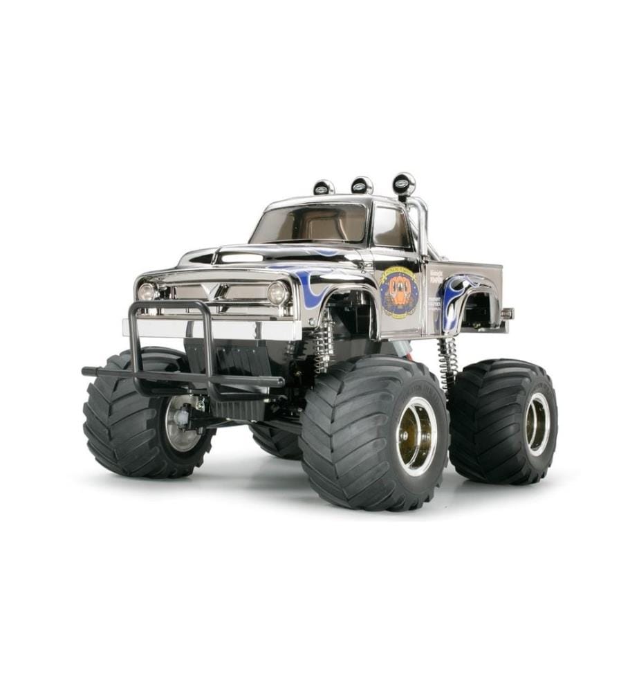 TAMIYA - Monster Truck Midnight Pumpkin Metallic Kit de construction + ESC, 1:12