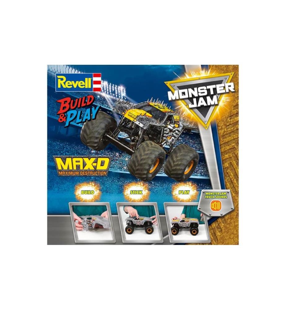 Revell - Build & Play : Monster Jam Max-D 1:25