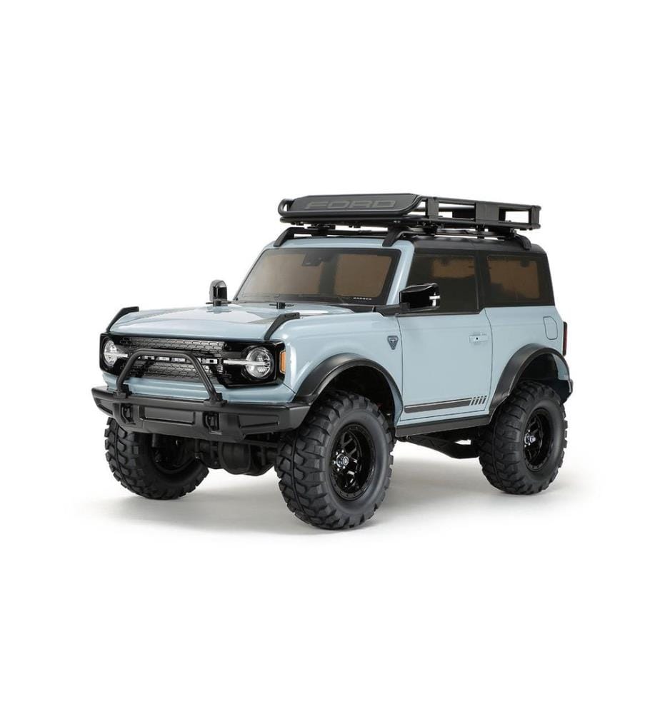 TAMIYA - Scale Crawler Ford Bronco 2021, CC-02, Bleu, kit de construction, 1:10
