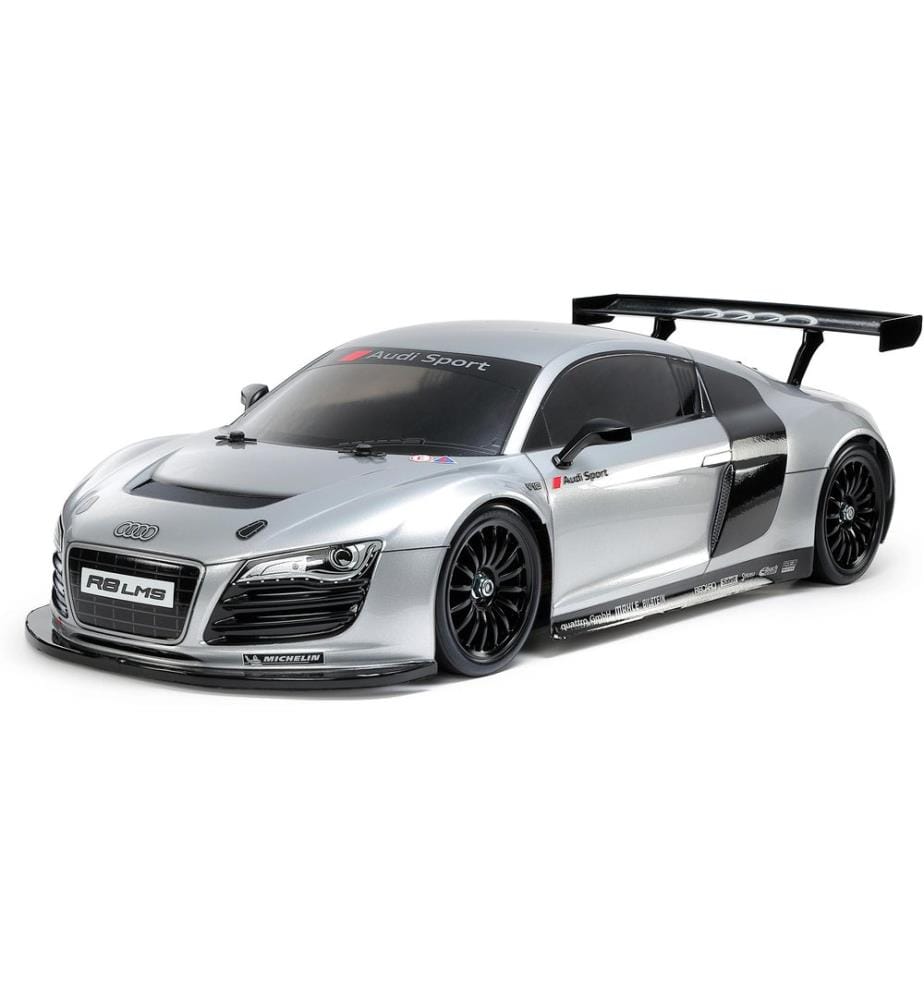 TAMIYA - Audi R8 LMS 2008 Kit de construction, 1:10, 4WD, TT-02