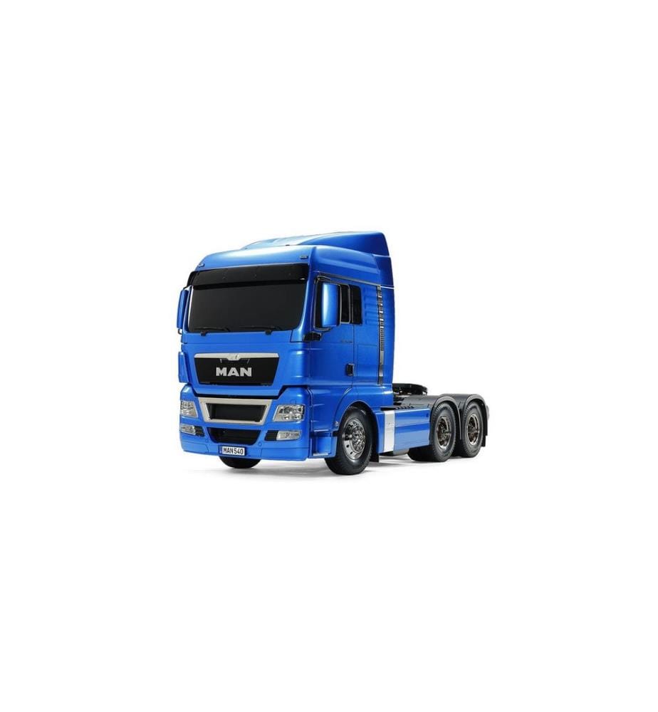 TAMIYA - Camion MAN TGX 26.540 6x4 XLX Bleu, kit de construction, 1:14