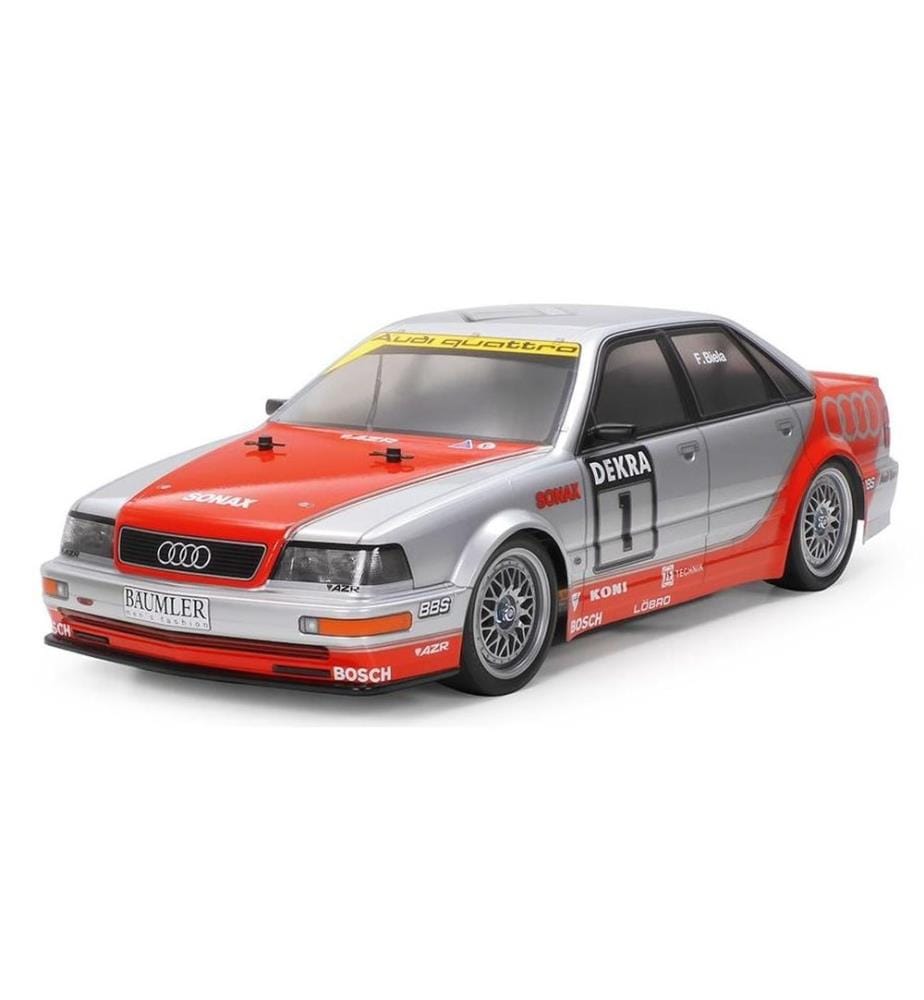 TAMIYA - Voiture de tourisme 1992 Audi V8 Touring, TT-02 1:10, Bausatz