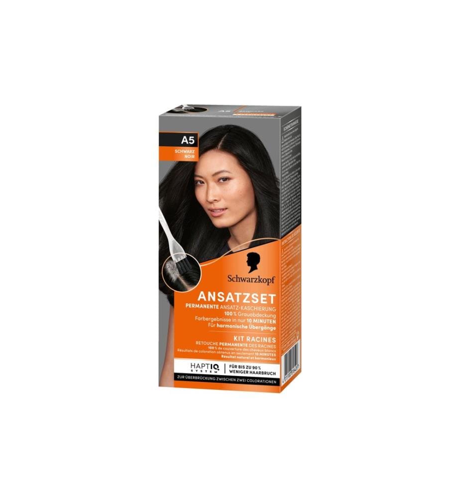Schwarzkopf ANSATZSET - Coloration pour cheveux Noir A5