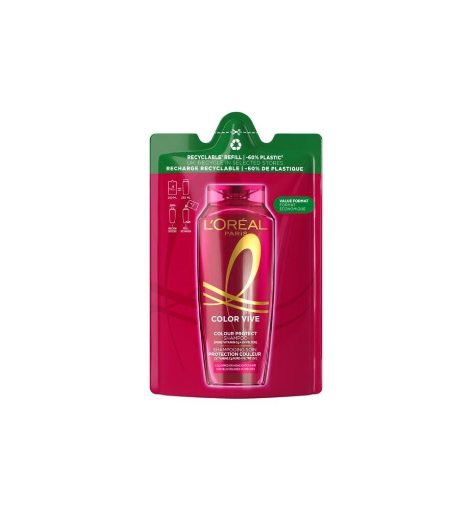 L'Oréal Elsève - Shampoo Color Vive Eco-Pack 250 ml