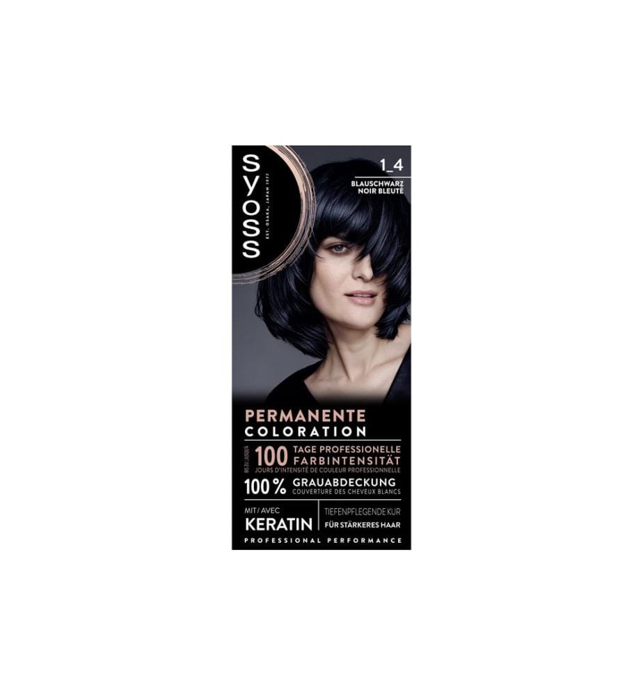 Syoss - Coloration des cheveux 1-4 Bleu-noir