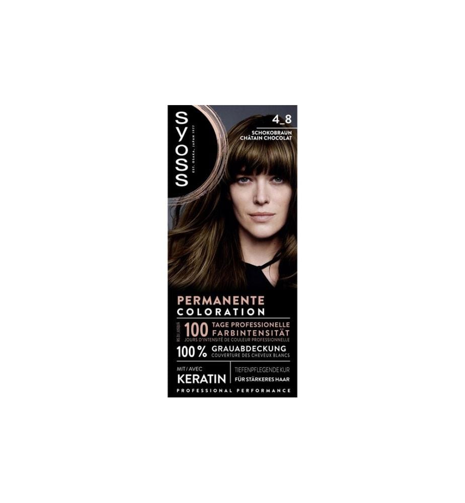 Syoss - Coloration des cheveux 4-8 Marron chocolat