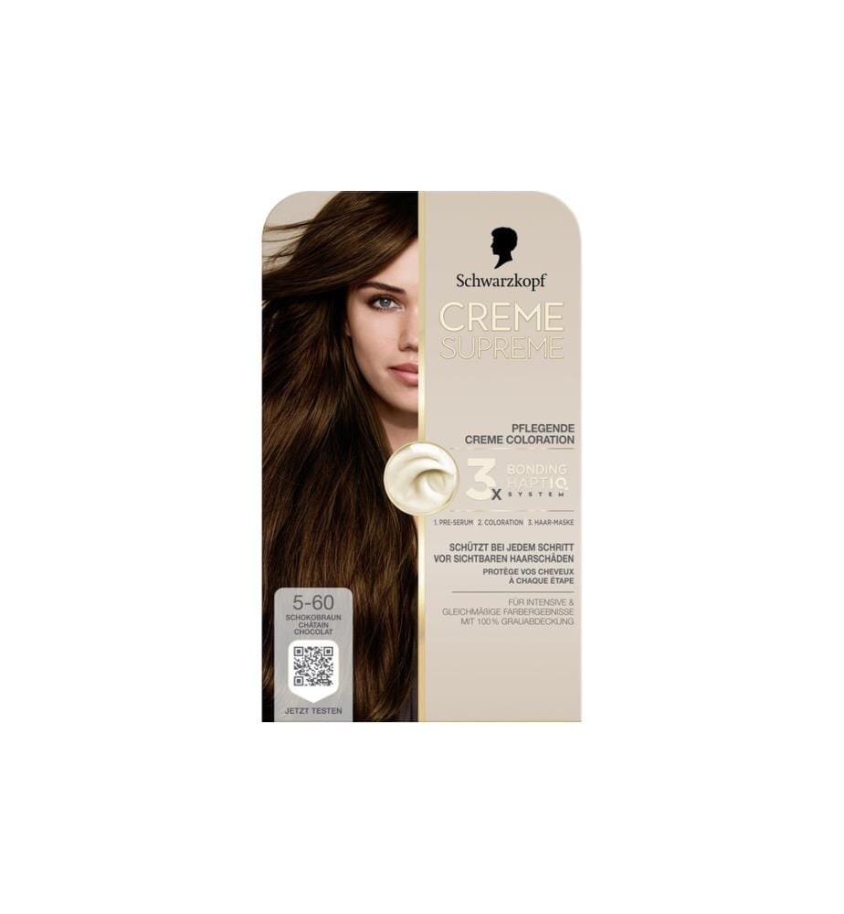 Schwarzkopf Creme Supreme - Coloration pour cheveux Creme Supreme 5-60 Marron chocolat