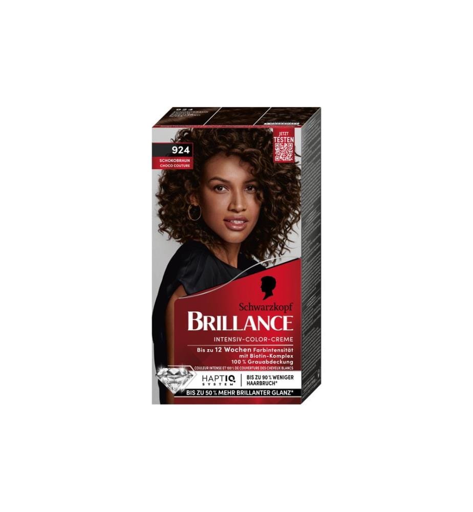 Schwarzkopf BRILLANCE - Coloration pour cheveux Brillance 924 Marron chocolat