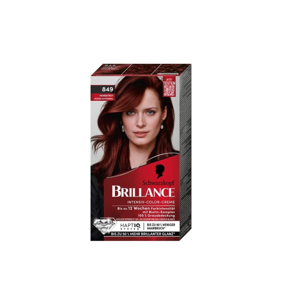 Schwarzkopf BRILLANCE - Coloration pour cheveux Brillance 849 Brun d'automne