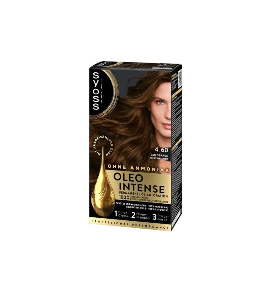 Syoss oleo intense - Coloration pour cheveux Oleo Intense 4-60 Brun doré