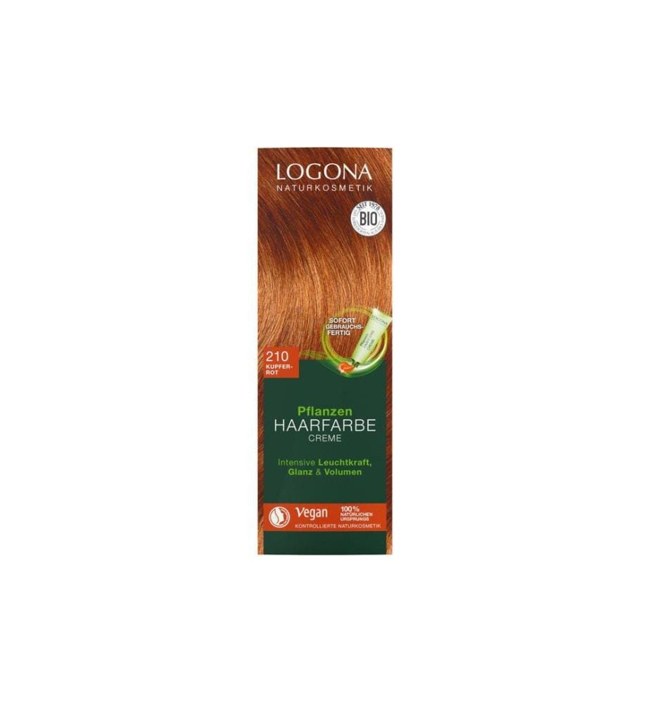 Logona - Coloration pour cheveux PHF 210 Rouge cuivré 150 ml