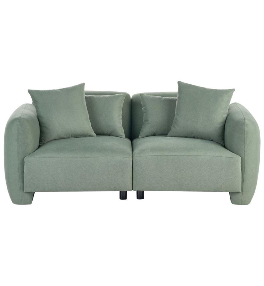 Canapé 3 places EKENES Tissu Vert clair