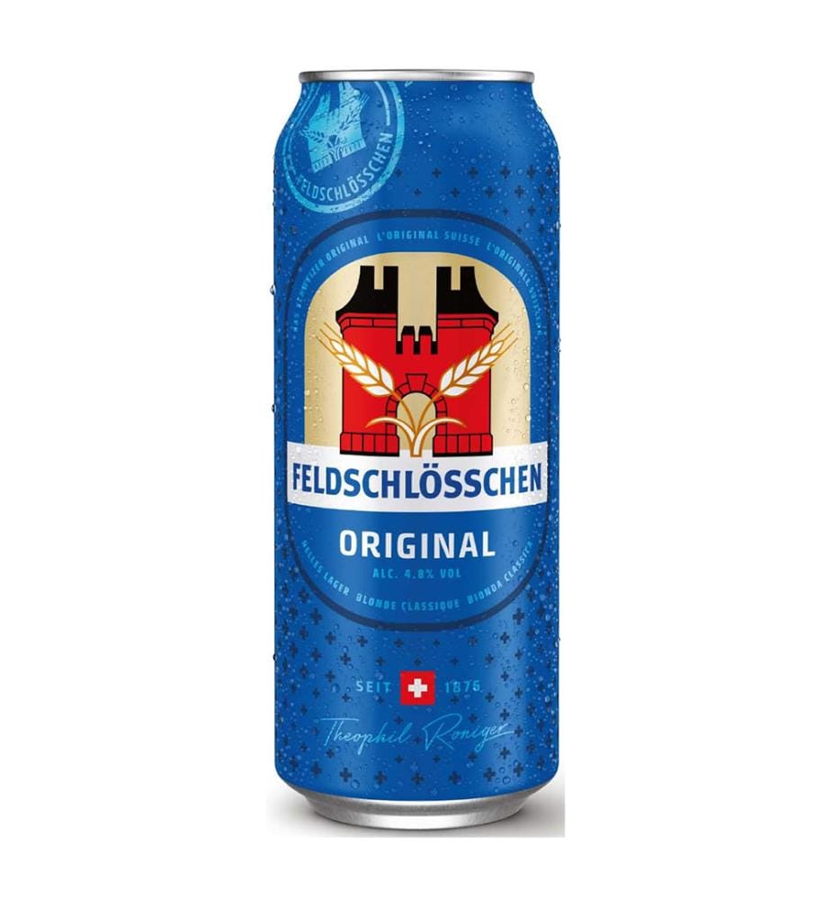 24 x Bière Feldschlösschen Original 4.8% - 500ml