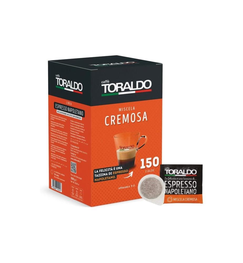 Caffè Toraldo - Dosettes de café ESE Pads Miscela Cremosa 150 Pièce/s