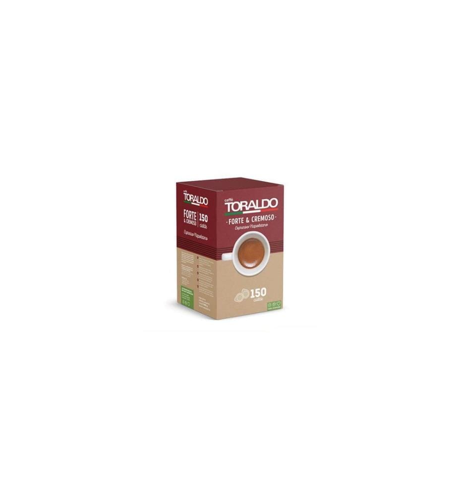 Caffè Toraldo - Dosettes de café ESE Pads Forte e Cremoso 150 Pièce/s