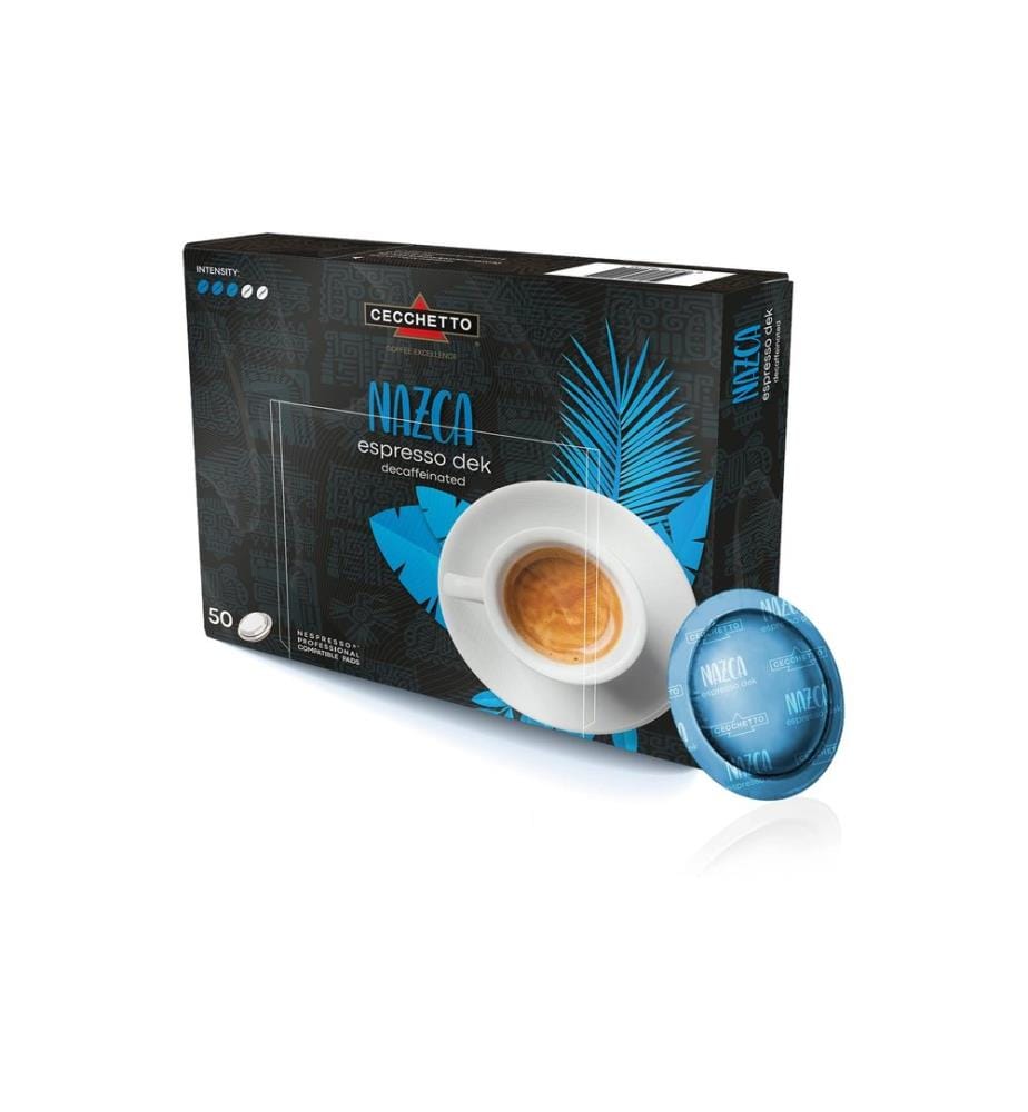 CECCHETTO - Professional Pads Nazca Espresso DEK 50 pièces