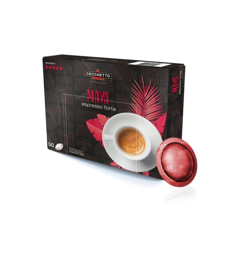 CECCHETTO - Professional Pads Maya Espresso Forte 50 pièces