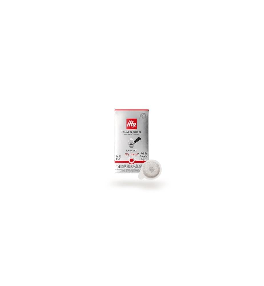 ILLY - Dosettes de café Classico Lungo (ESE) 18 pièces