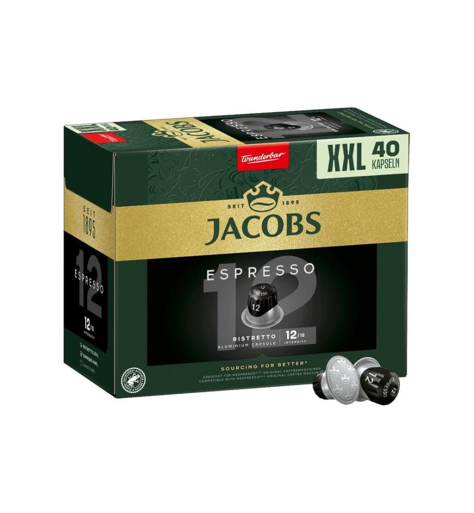 JACOBS - Capsules de café Espresso 12 Ristretto 40 pièce