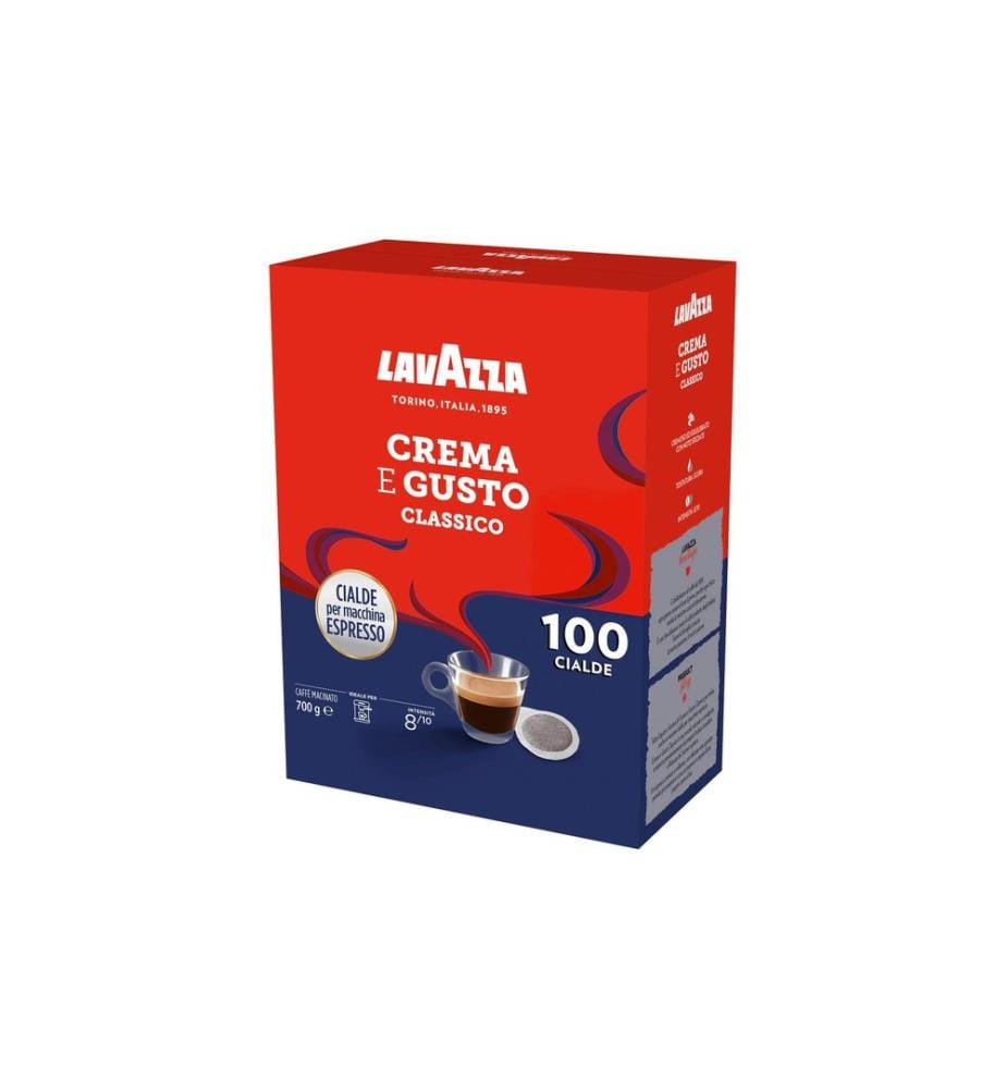 LAVAZZA - Dosettes de café Crema e Gusto 100 pièces