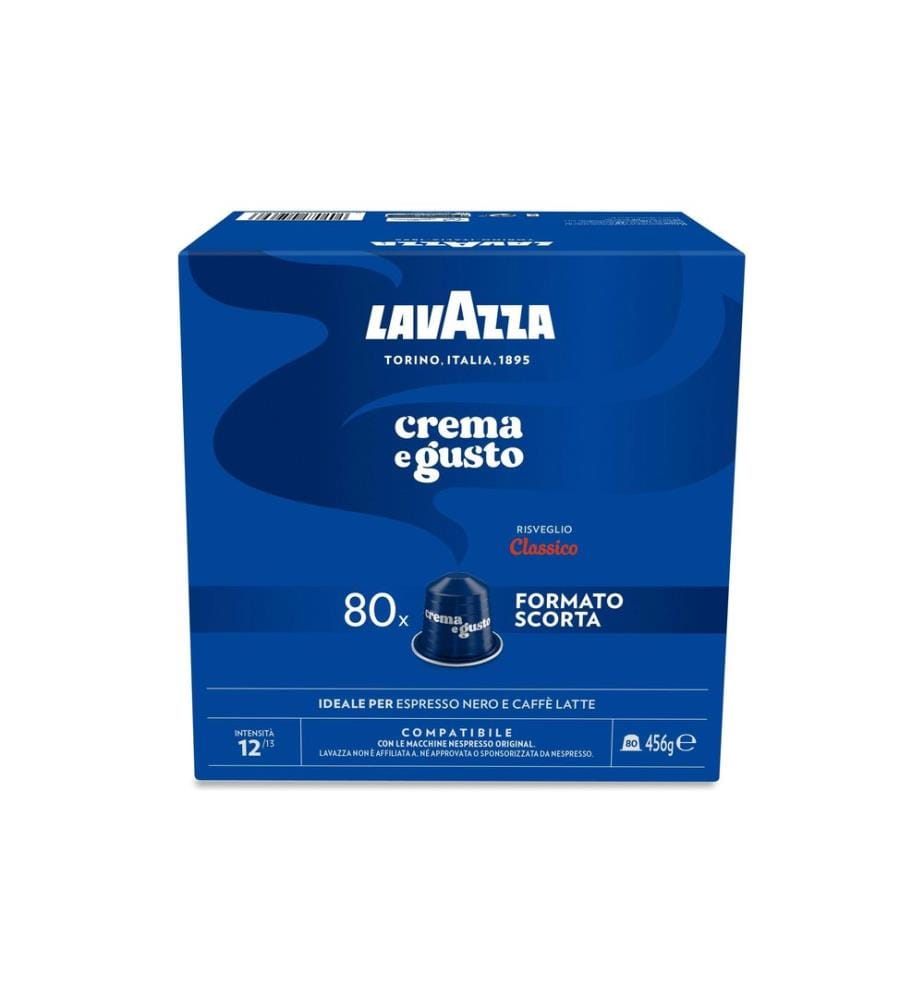 LAVAZZA - Capsules de café Crema e Gusto Classico 80 Pièce/s