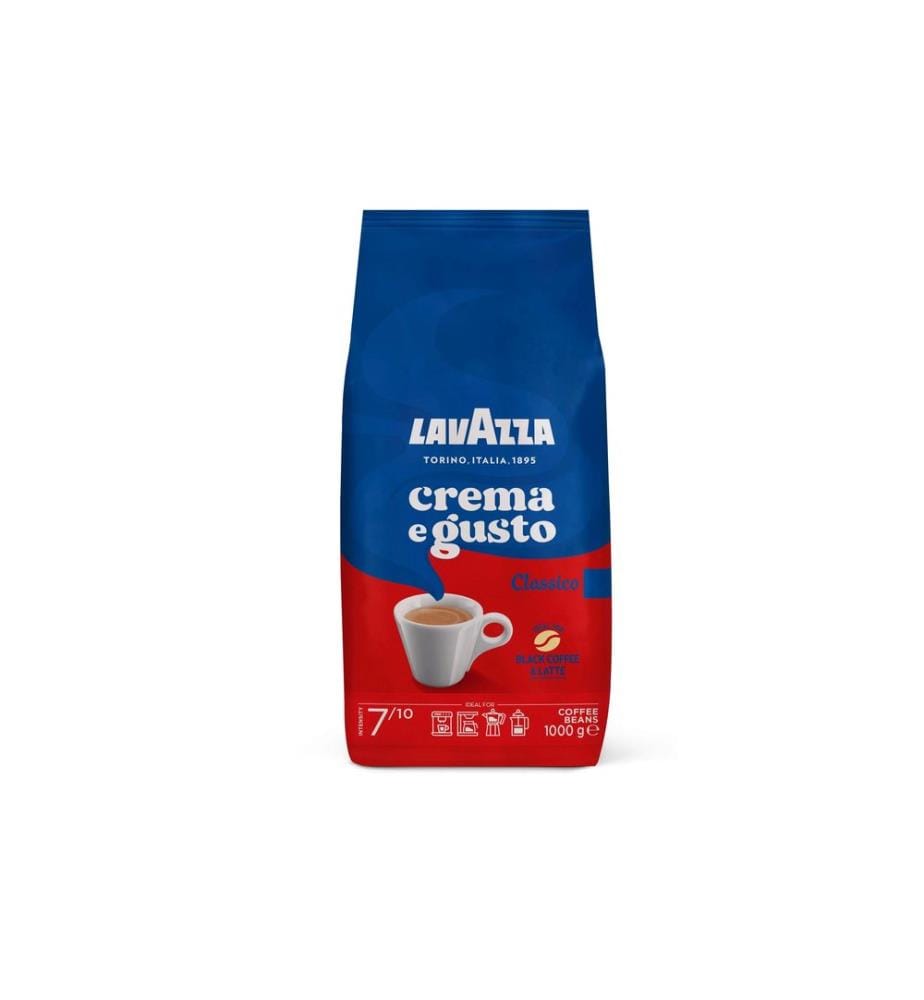 LAVAZZA - Grains de café Crema e Gusto Classico 1 kg