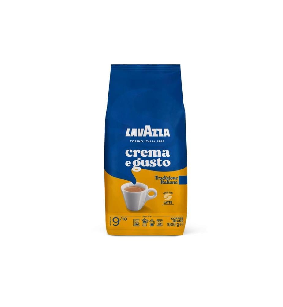 LAVAZZA - Grains de café Crema e Gusto Tradizione Italiana 1 kg
