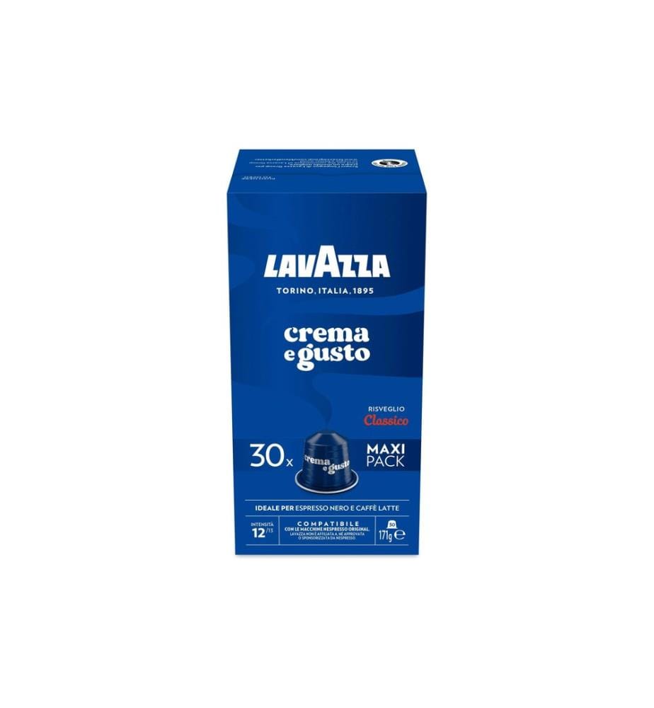 LAVAZZA - Capsules de café Crema e Gusto Classico 30 pièces