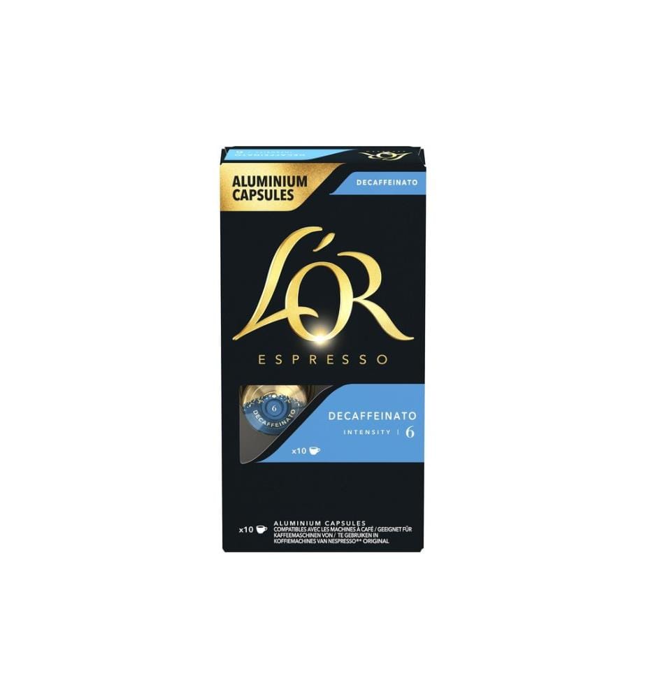 L'OR - Capsules de café Decaffeinato 10 pièces