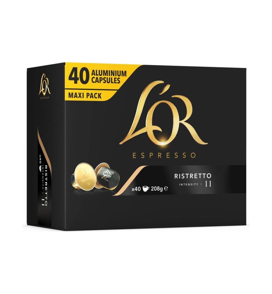 L'OR - Capsules de café Espresso Ristretto 40 pièces