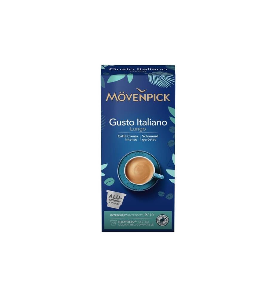 Mövenpick - Capsules de café Gusto Italiano Lungo 10 pièces