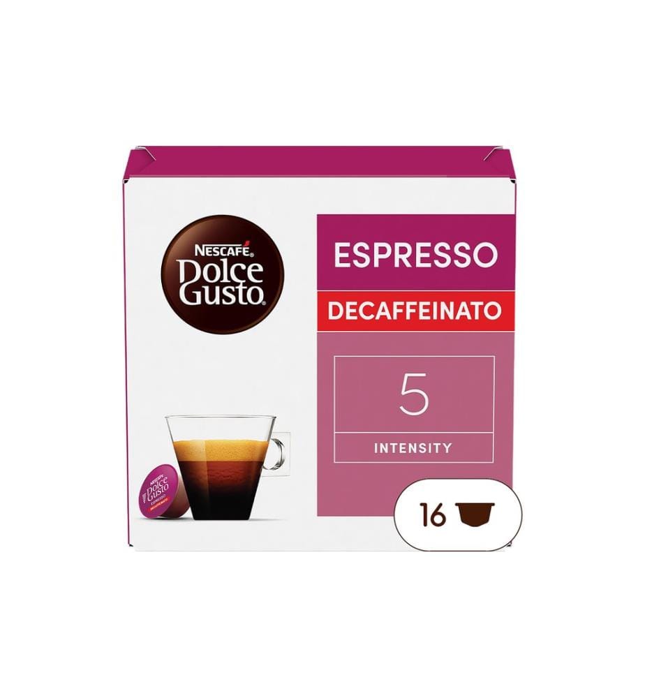 Nescafé Capsules de café Dolce Gusto Espresso Decaf Red 16 pièces