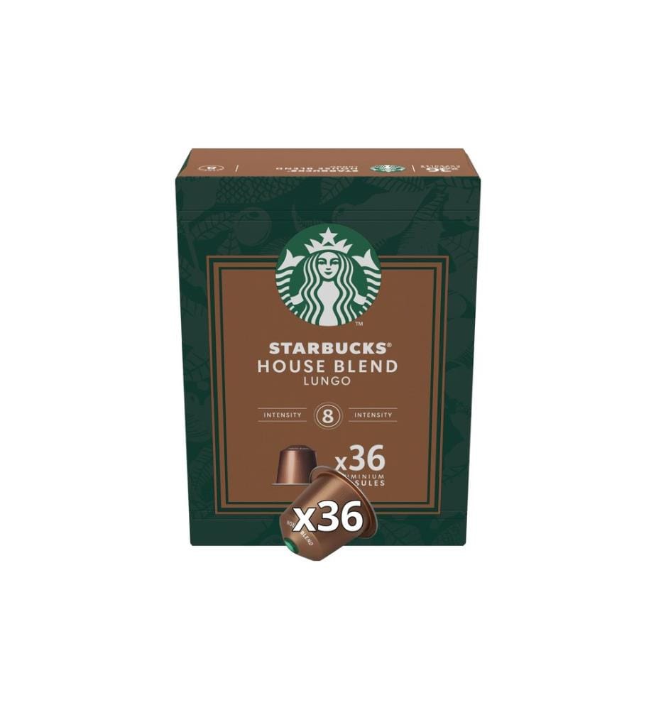 STARBUCKS - Capsules de café House Blend Lungo 36 pièce