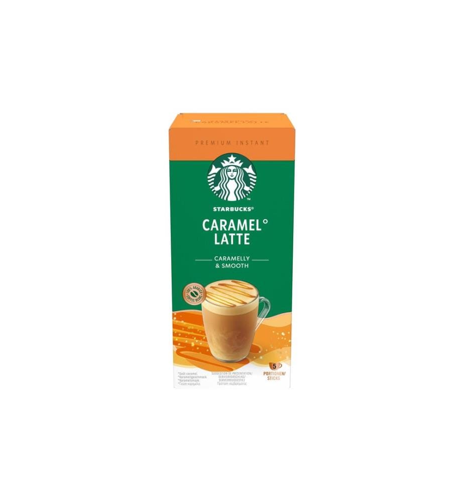STARBUCKS - Café instantané Caramel Latte 5 pièces