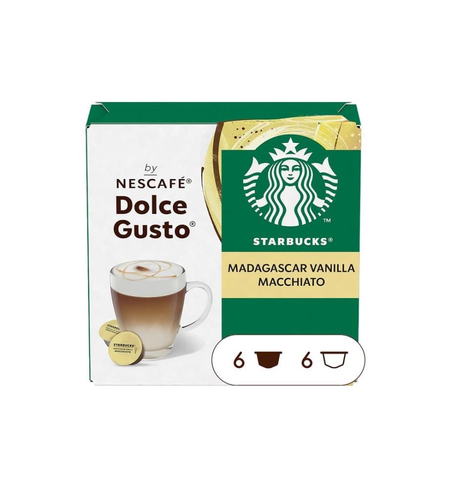 STARBUCKS - Capsules de café Madagascar Vanilla Macchiato 6 portions