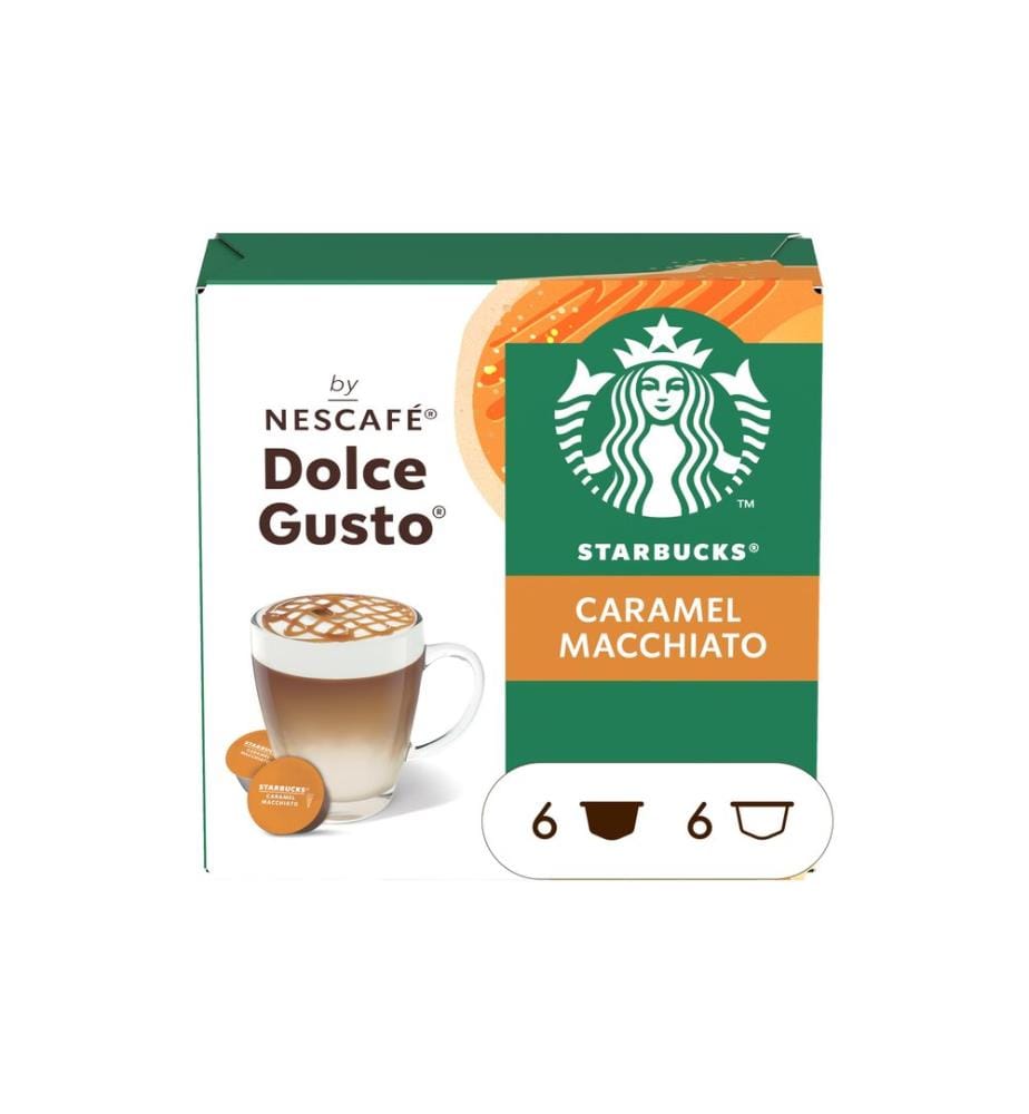 STARBUCKS - Capsules de café Caramel Macchiato 6 portions