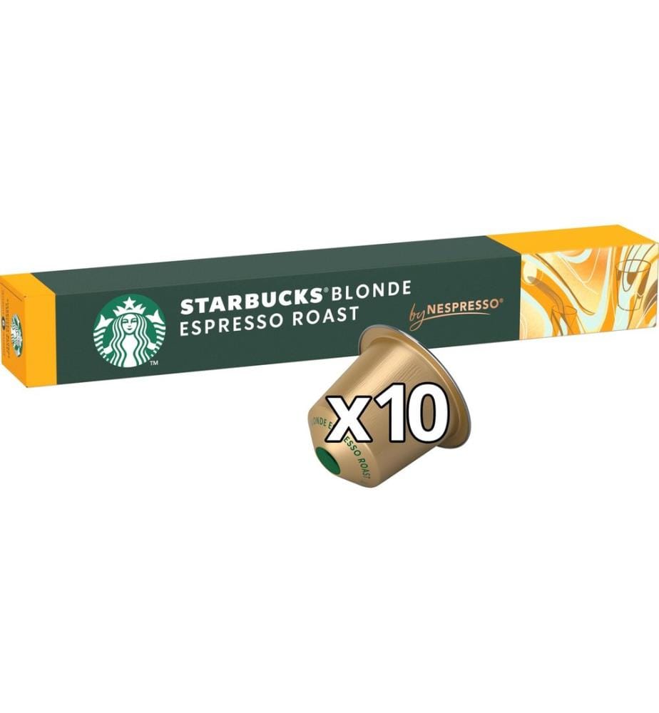 STARBUCKS - Capsules de café Blonde Espresso Roast 10 pièces