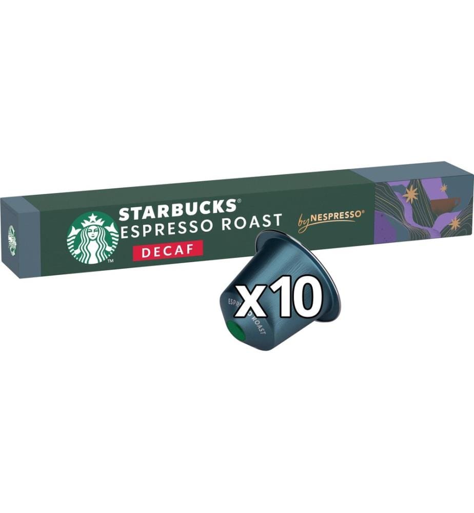 STARBUCKS - Capsules de café Decaf Espresso Roast 10 pièces