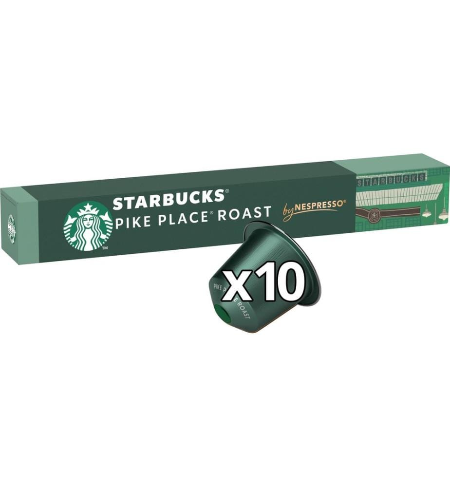 STARBUCKS - Capsules de café Pike Place Roast 10 pièces