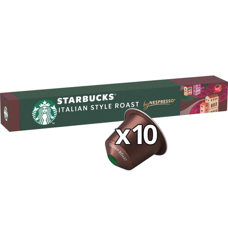 STARBUCKS - Capsules de café Italian Dark Roast 10 pièce