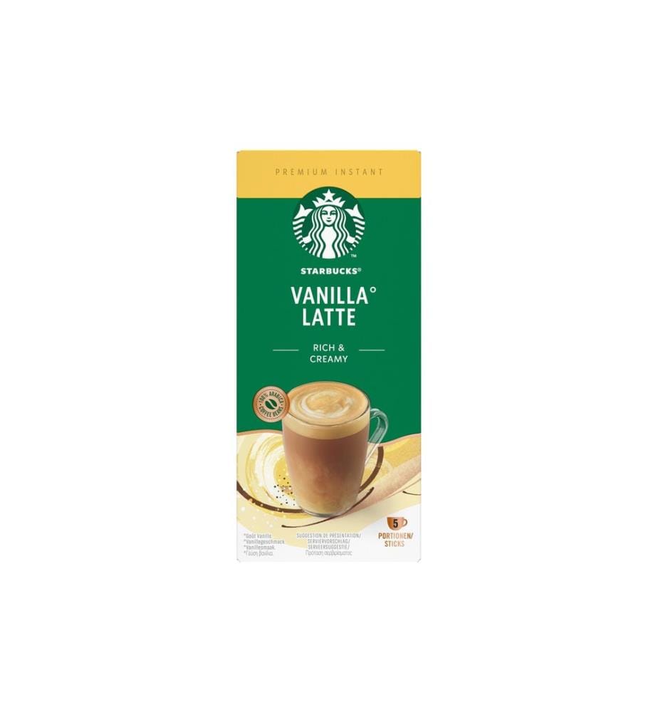 STARBUCKS - Café instantané Vanilla Latte 5 pièces