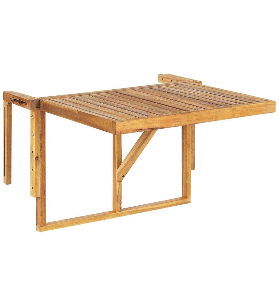 Table de balcon UDINE 70 cm 69 cm Acacia Marron