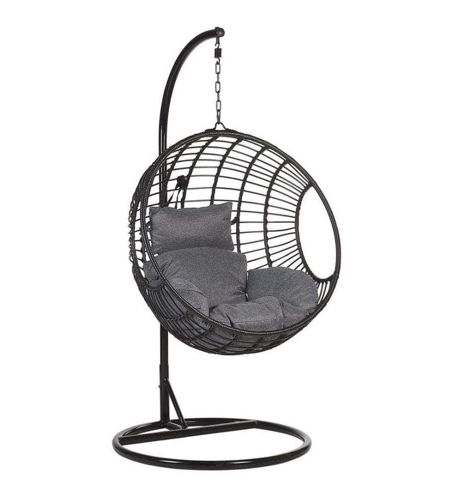 Fauteuil suspendu avec support ASPIO Polyrotin Noir