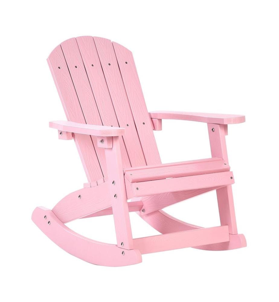 Fauteuil à bascule pour enfants ADIRONDACK Rose pastel