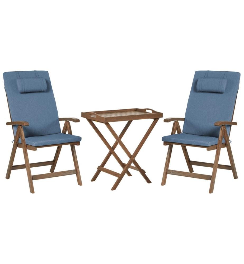 Ensemble bistrot AMANTEA PREMIUM Acacia Bleu