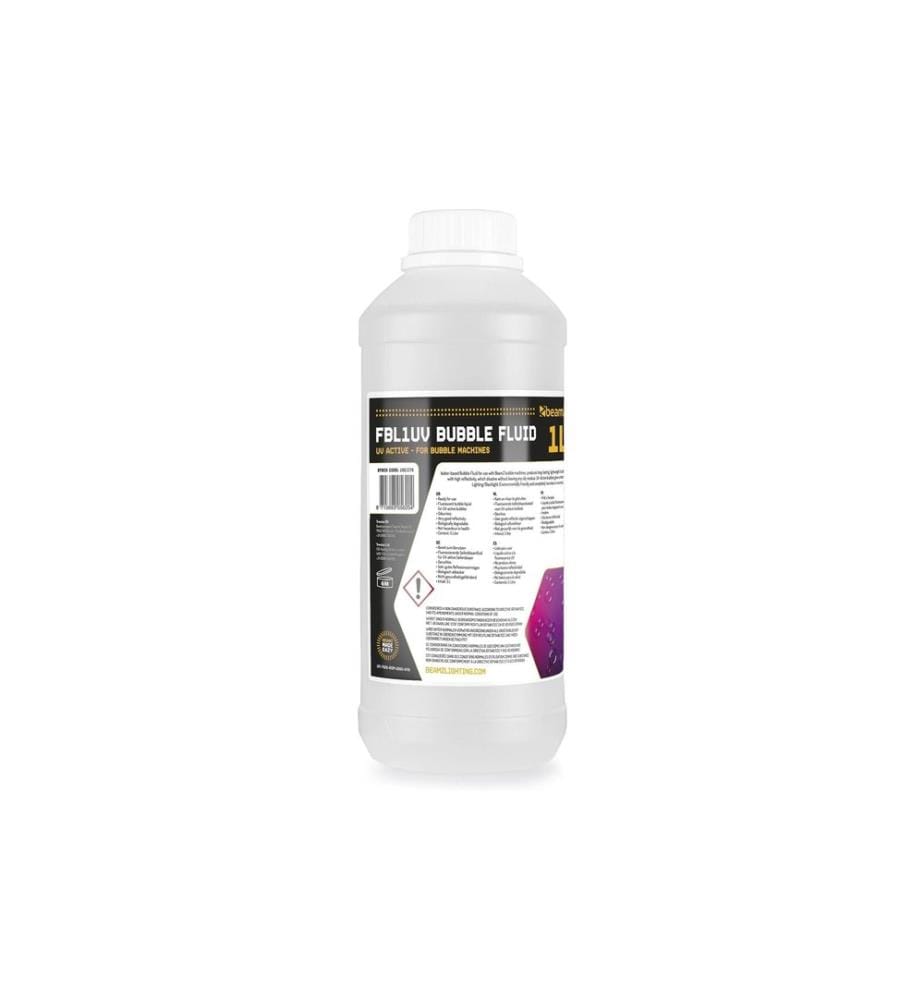 BEAMZ - Liquide à bulles de savon UV 1 l
