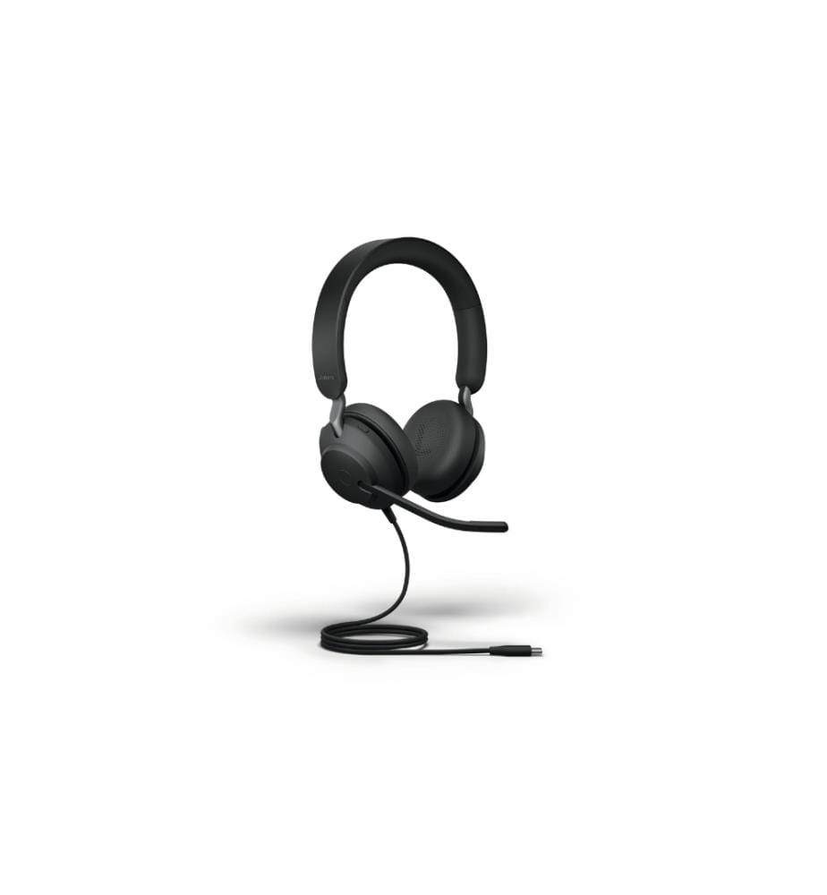 JABRA - Casque Evolve2 40 SE Duo UC Noir, USB-C